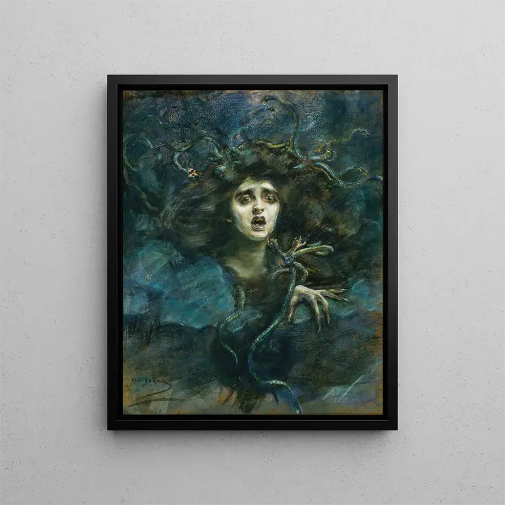 Maalaus Méduse Laura Dreyfus Barney - Alice Pike Barney | Taidetuloste
