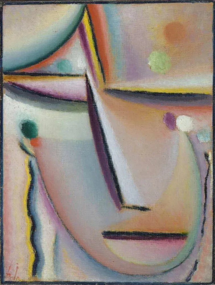 Maalaus Meditointi Rukous - Alexej von Jawlensky | Taidetuloste