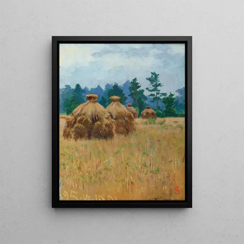 Maalaus Meules de maïs volhyniennes - Ambroży Sabatowski | Taidetuloste