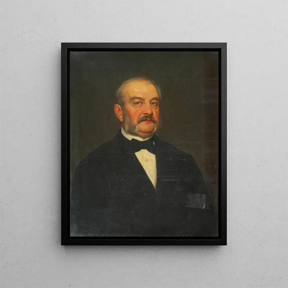 Maalaus Ministeri Josef Lasser Baron von Zollheim - August Georg Mayer | Taidetuloste