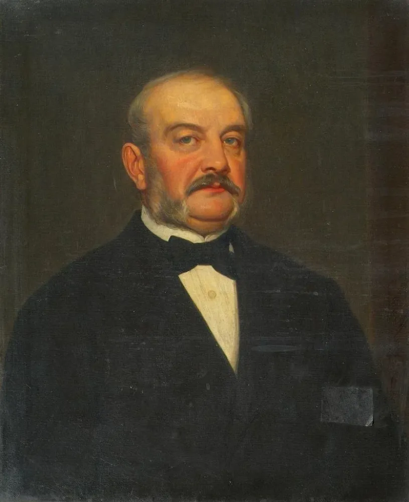 Maalaus Ministeri Josef Lasser Baron von Zollheim - August Georg Mayer | Taidetuloste