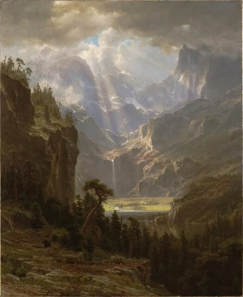 Maalaus Montagnes Rocheuses Lander's Peak - Albert Bierstadt | Taidetuloste