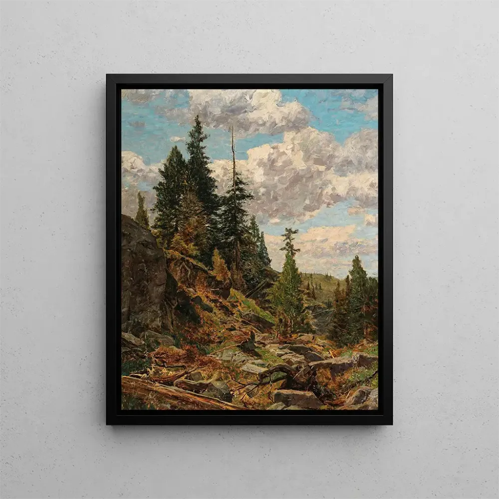 Maalaus Motif de l'alpage de Turracher - Alfred Zoff | Taidetuloste