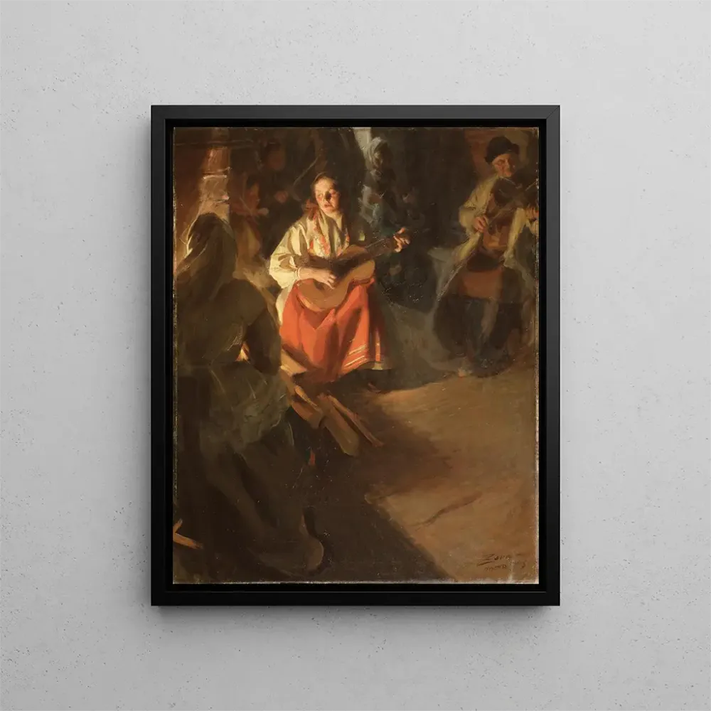 Maalaus Musikaalinen perhe - Anders Zorn | Taidetuloste