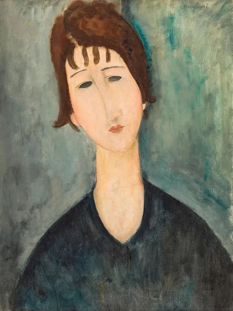 Maalaus Nainen - Amedeo Modigliani | Taidetuloste