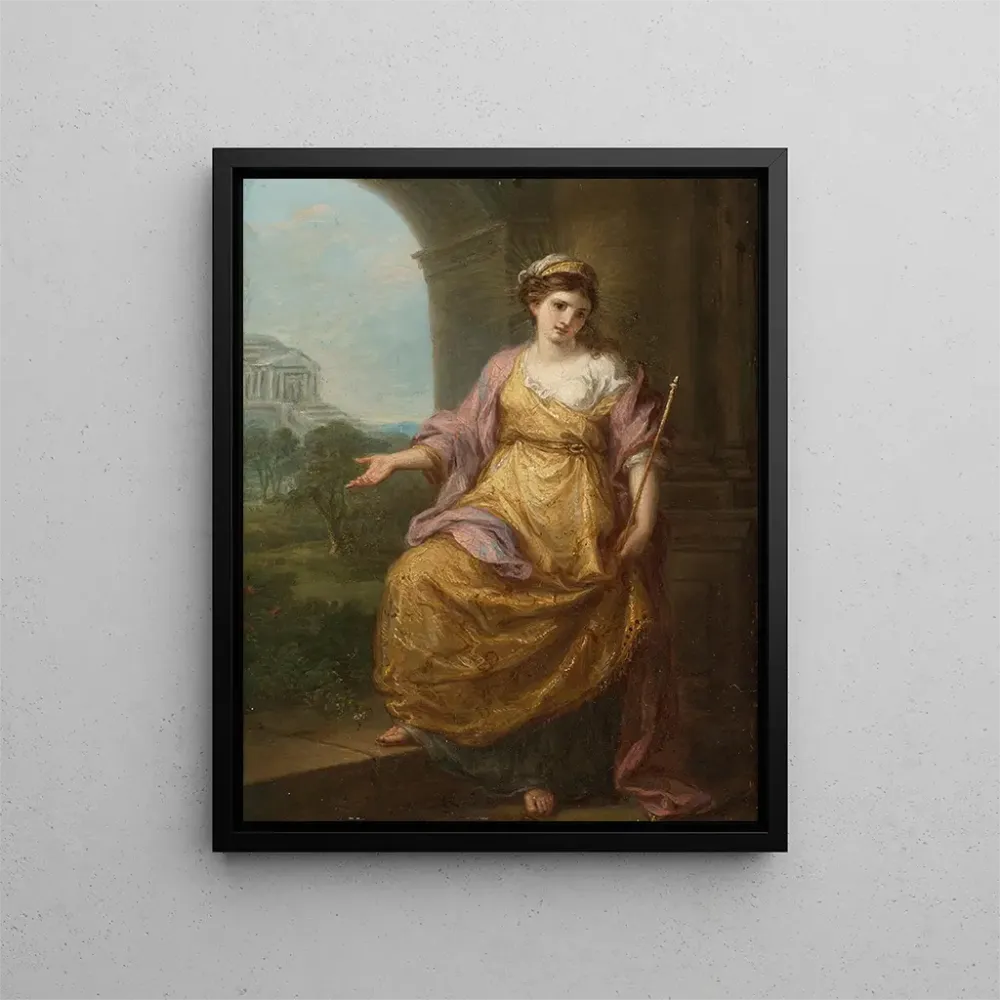 Maalaus Naisellinen allegoria - Angelica Kauffman | Taidetuloste