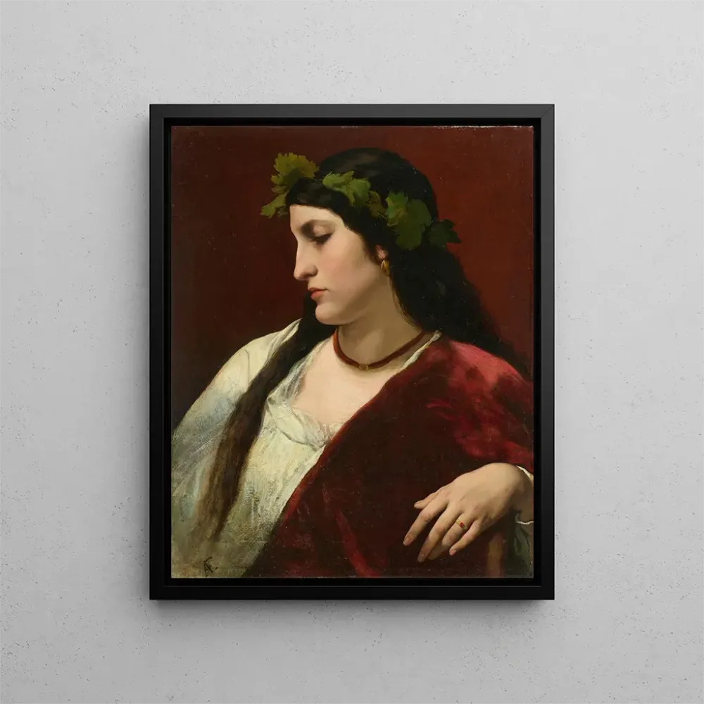 Maalaus Nanna en bacchante - Anselm Feuerbach | Taidetuloste