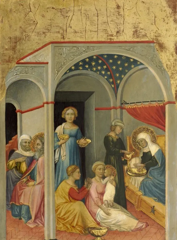 Maalaus La Nativité de la Vierge - Andrea di Bartolo | Taidetuloste