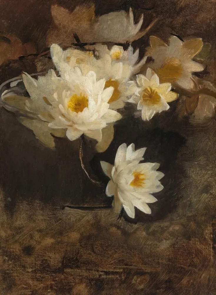 Maalaus Nénuphars - Abbott Handerson Thayer | Taidetuloste