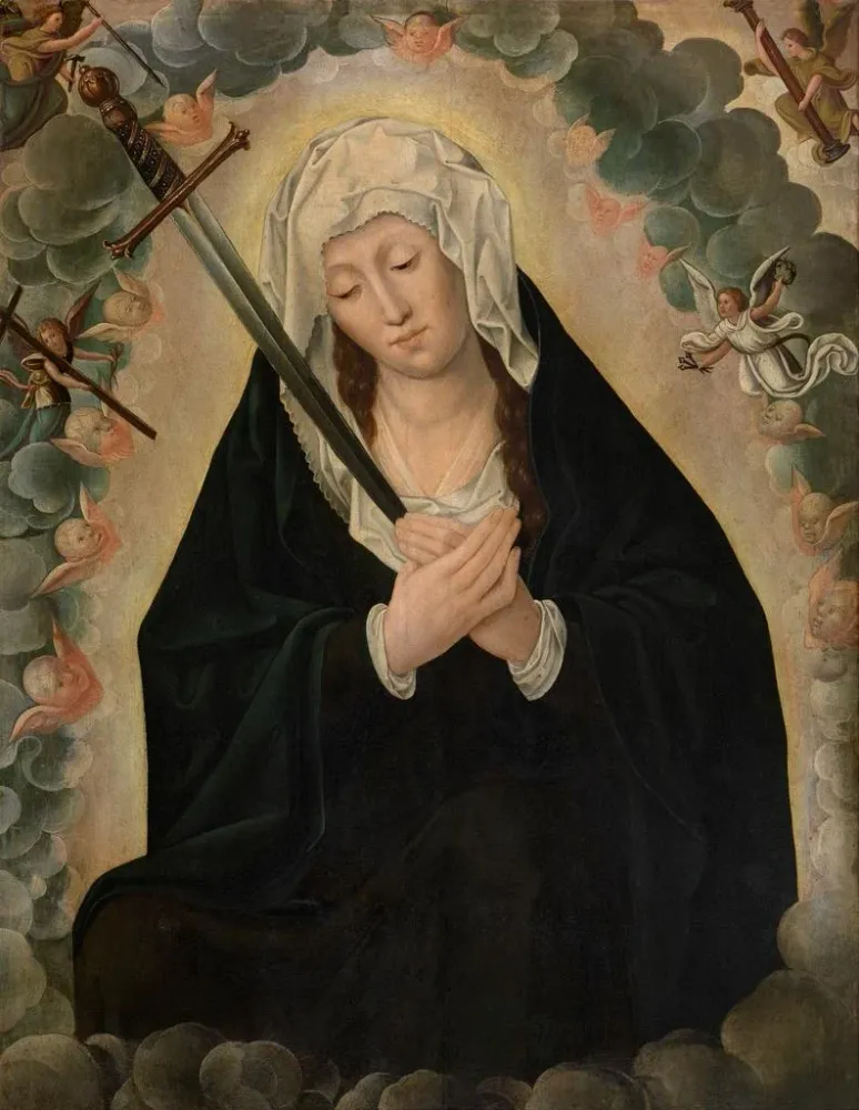 Maalaus Notre-Dame des Douleurs - Anonyymi | Taidetuloste