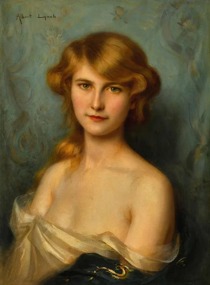 Maalaus Nuori kaunotar - Albert Lynch | Taidetuloste