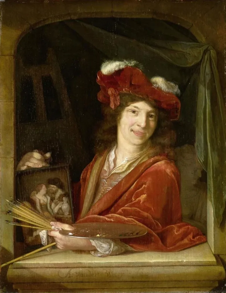 Maalaus Nuori maalari - Adriaen van der Werff | Taidetuloste