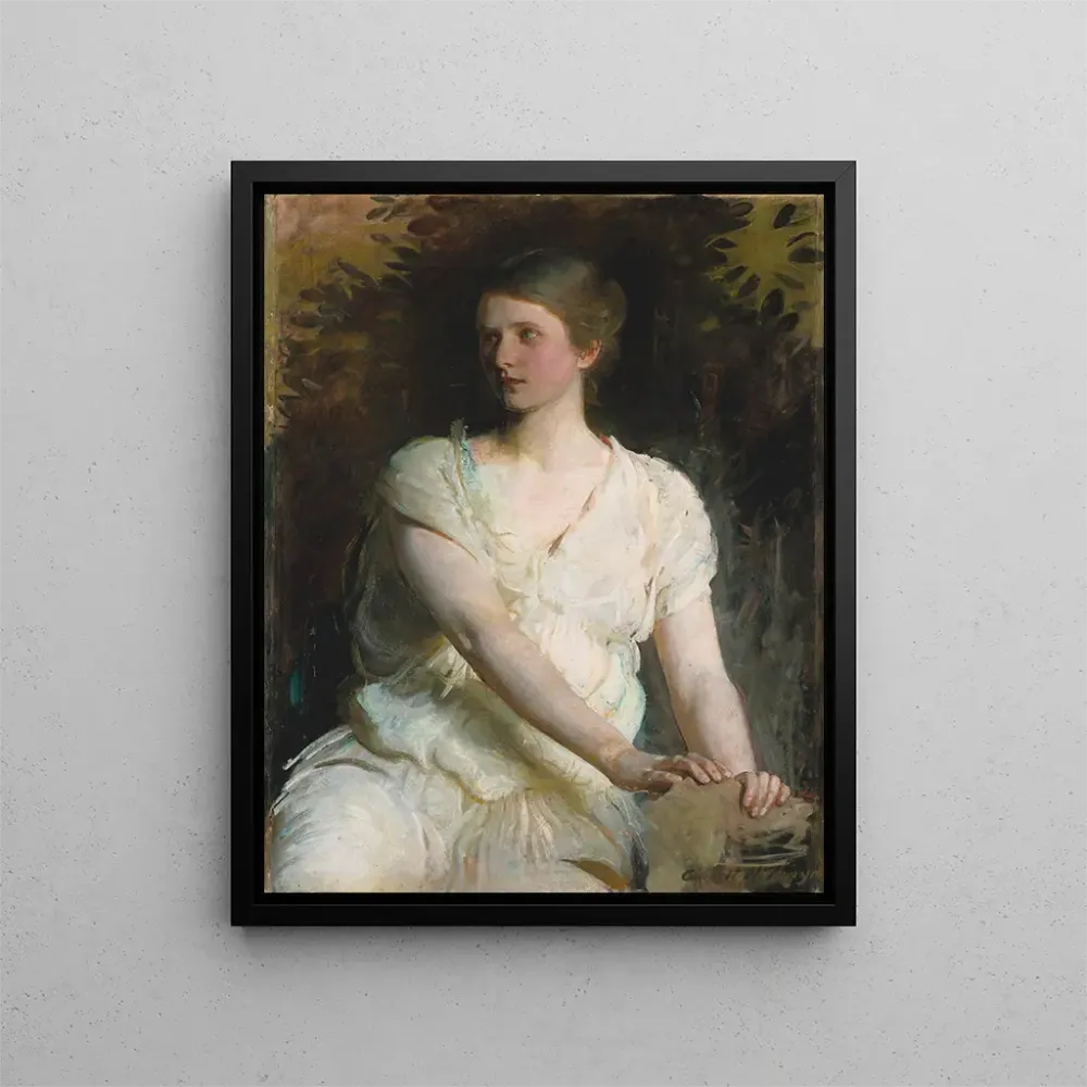 Maalaus Nuori nainen - Abbott Handerson Thayer | Taidetuloste