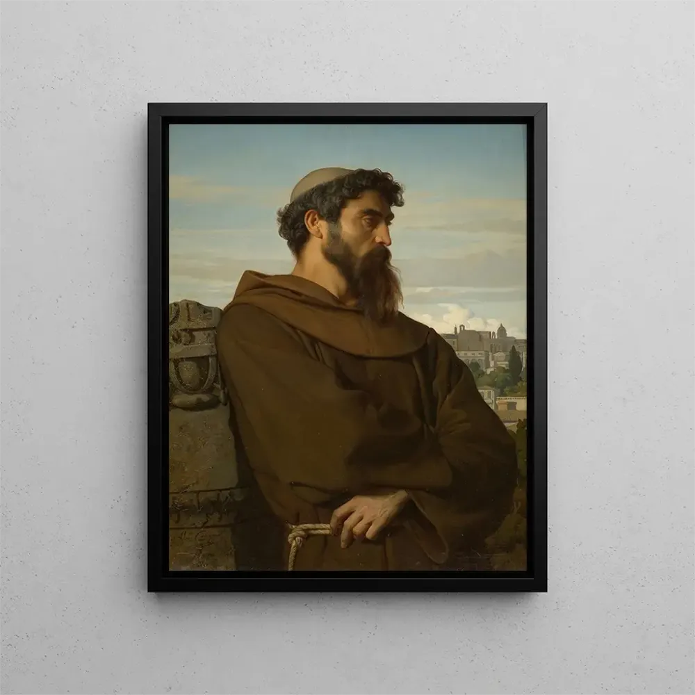 Maalaus Nuori roomalainen munkkinen ajattelija - Alexandre Cabanel | Taidetuloste