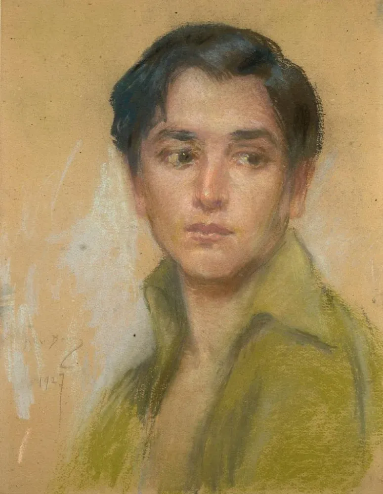 Maalaus Nuori runoilija - Alice Pike Barney | Taidetuloste