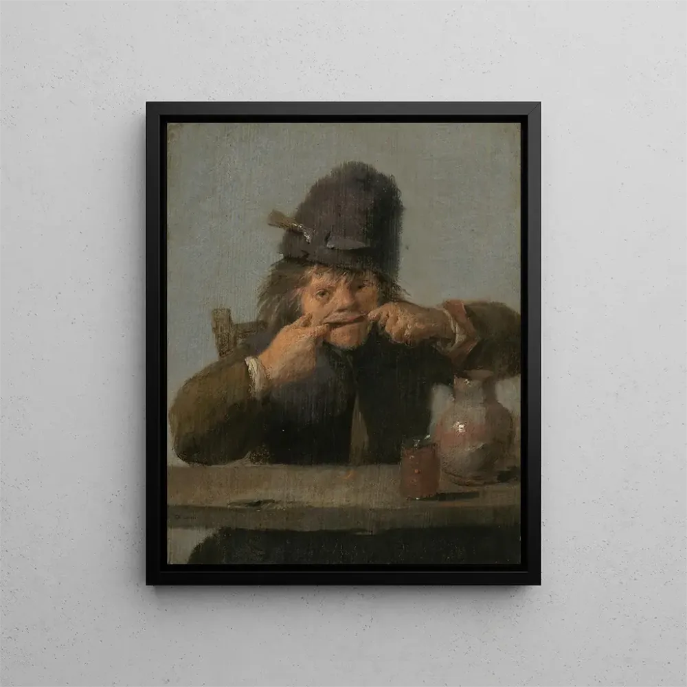 Maalaus Nuoruus irvistää - Adriaen Brouwer | Taidetuloste
