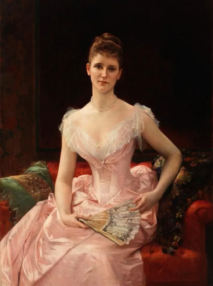 Maalaus Olivia Peyton Murray leikkaa William Bayard - Alexandre Cabanel taidetuloste
