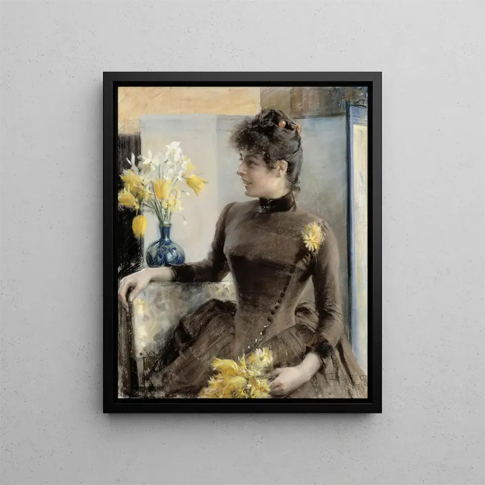 Maalaus Parisienne - Albert Edelfelt | Taidetuloste