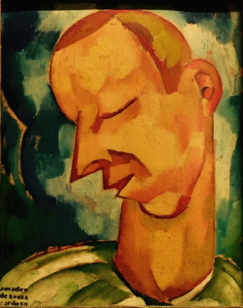 Maalaus Le pauvre fou - Amadeo de Souza-Cardoso | Taidetuloste