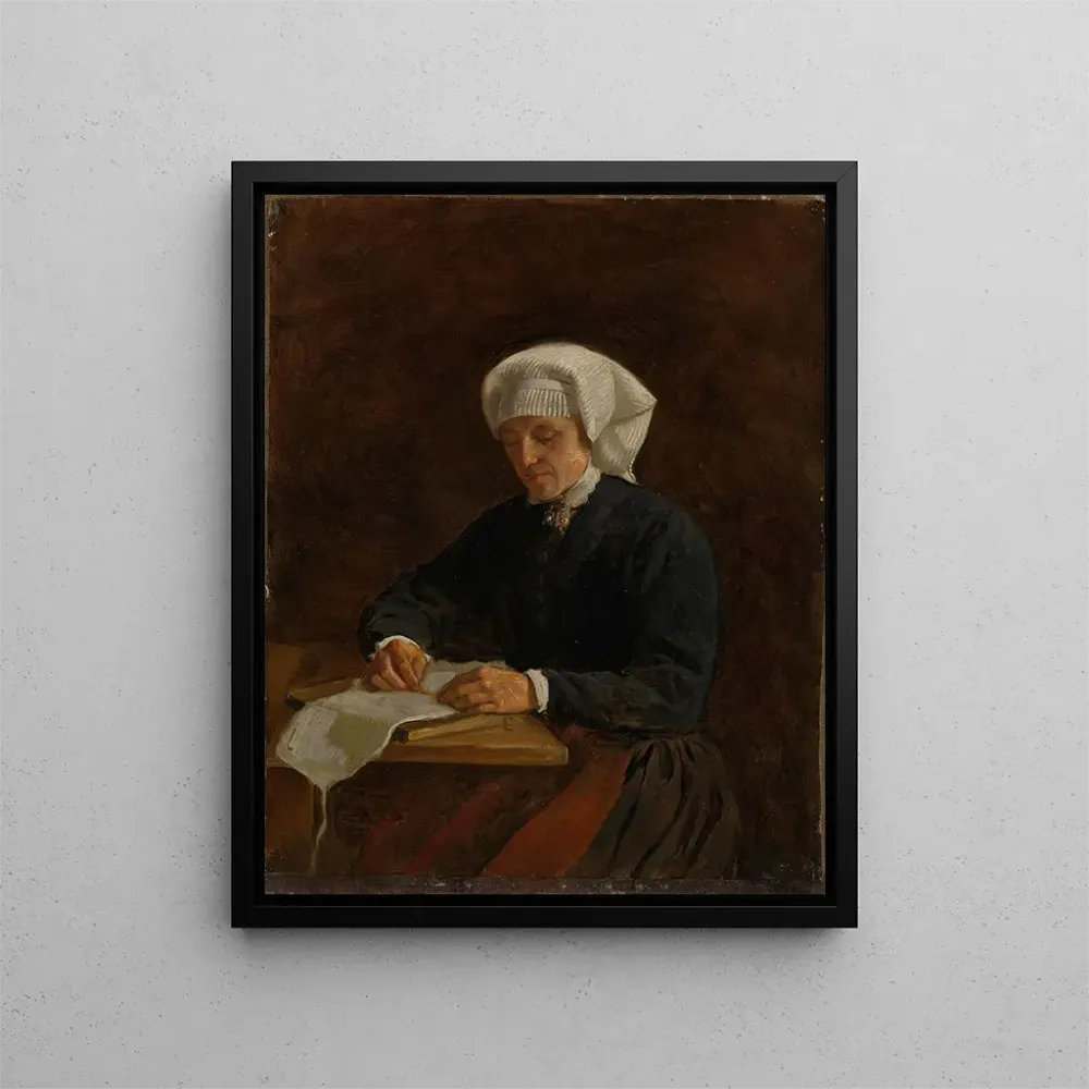 Maalaus Paysanne de Viky - Adolph Tidemand | Taidetuloste