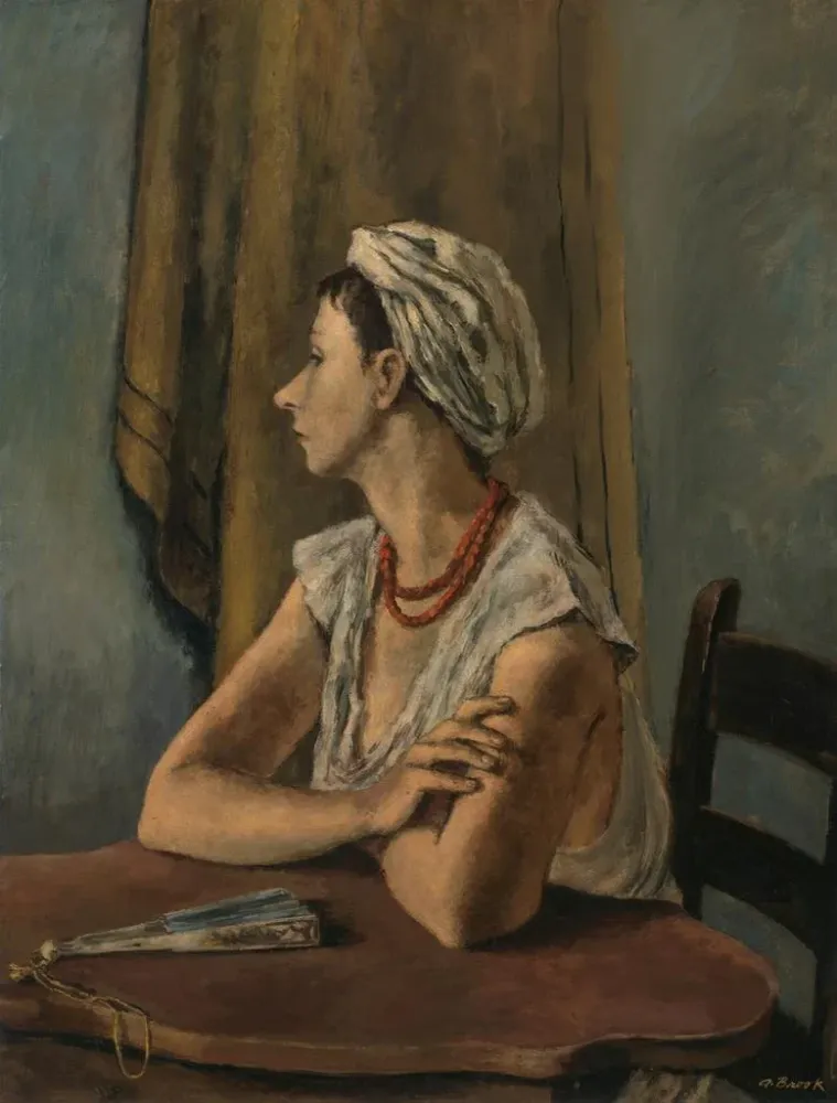 Maalaus Peggy Bacon - Alexander Brook | Taidetuloste