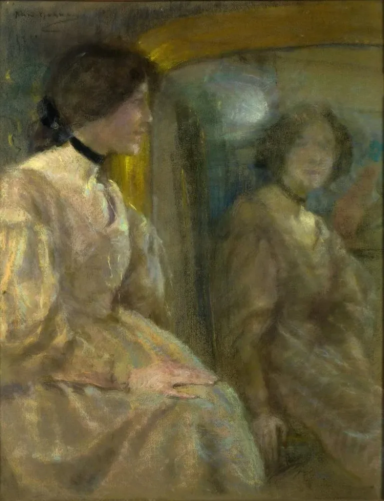 Maalaus Peiliheijastus - Alice Pike Barney | Taidetuloste