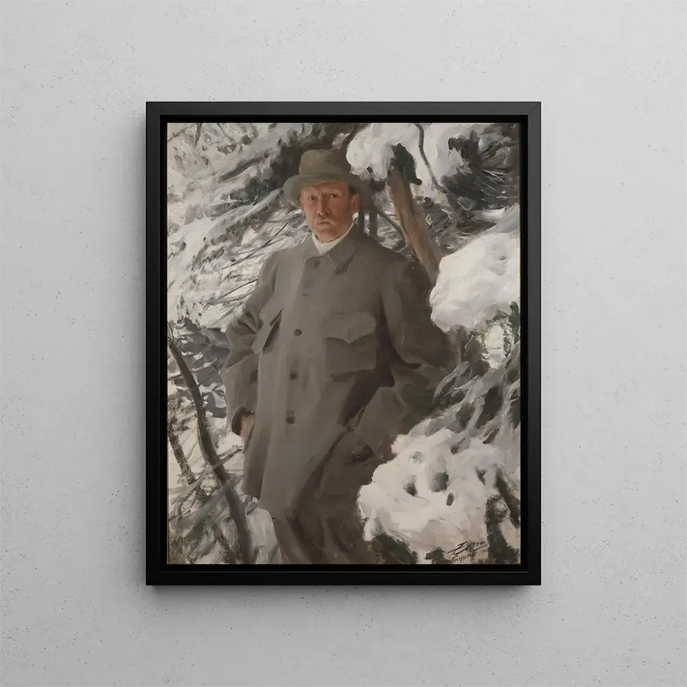 Maalaus Le peintre Bruno Liljefors - Anders Zorn | Taidetuloste