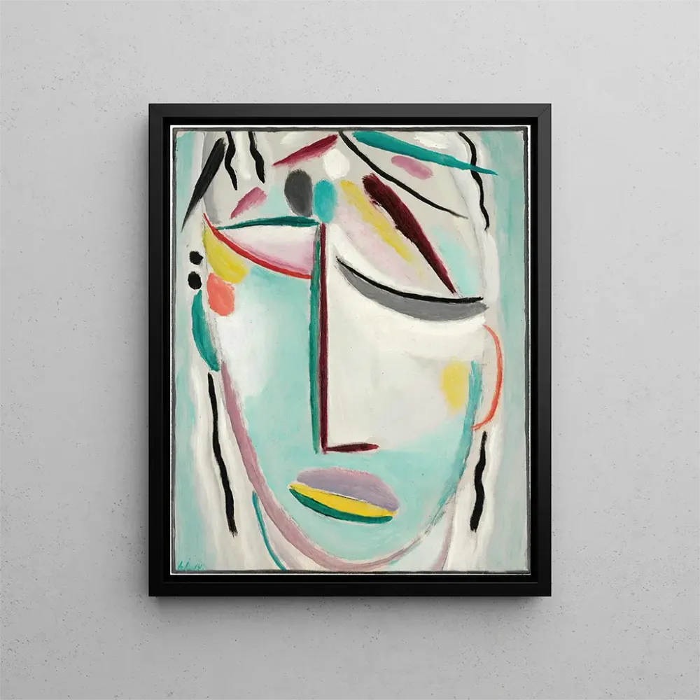 Maalaus Pelastajat kohtaavat marttyyrin - Alexej von Jawlensky | Taidetuloste