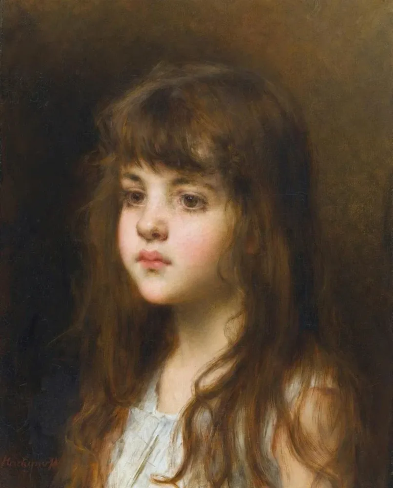 Maalaus La Petite Russe - Alexei Harlamoff | Taidetuloste