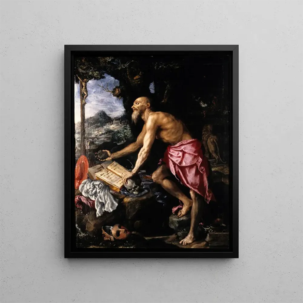 Maalaus Le pénitent Saint Jérôme - Alessandro Allori | Taidetuloste