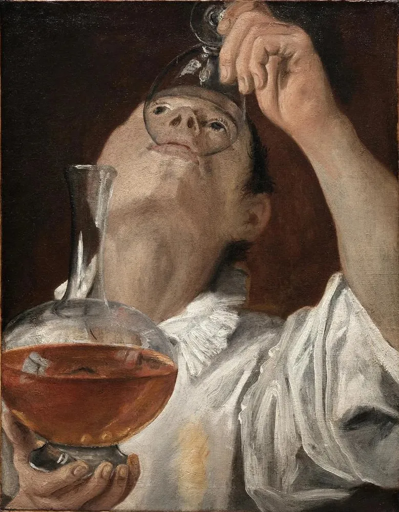 Maalaus Poika juomassa - Annibale Carracci | Taidetuloste