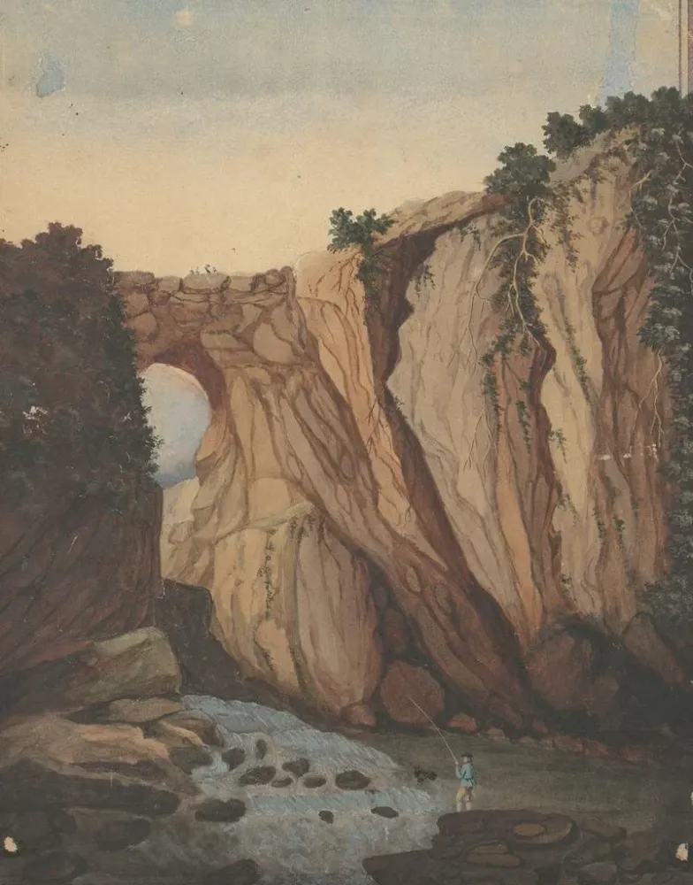 Maalaus Pont naturel de Virginie - Anonyymi | Taidetuloste