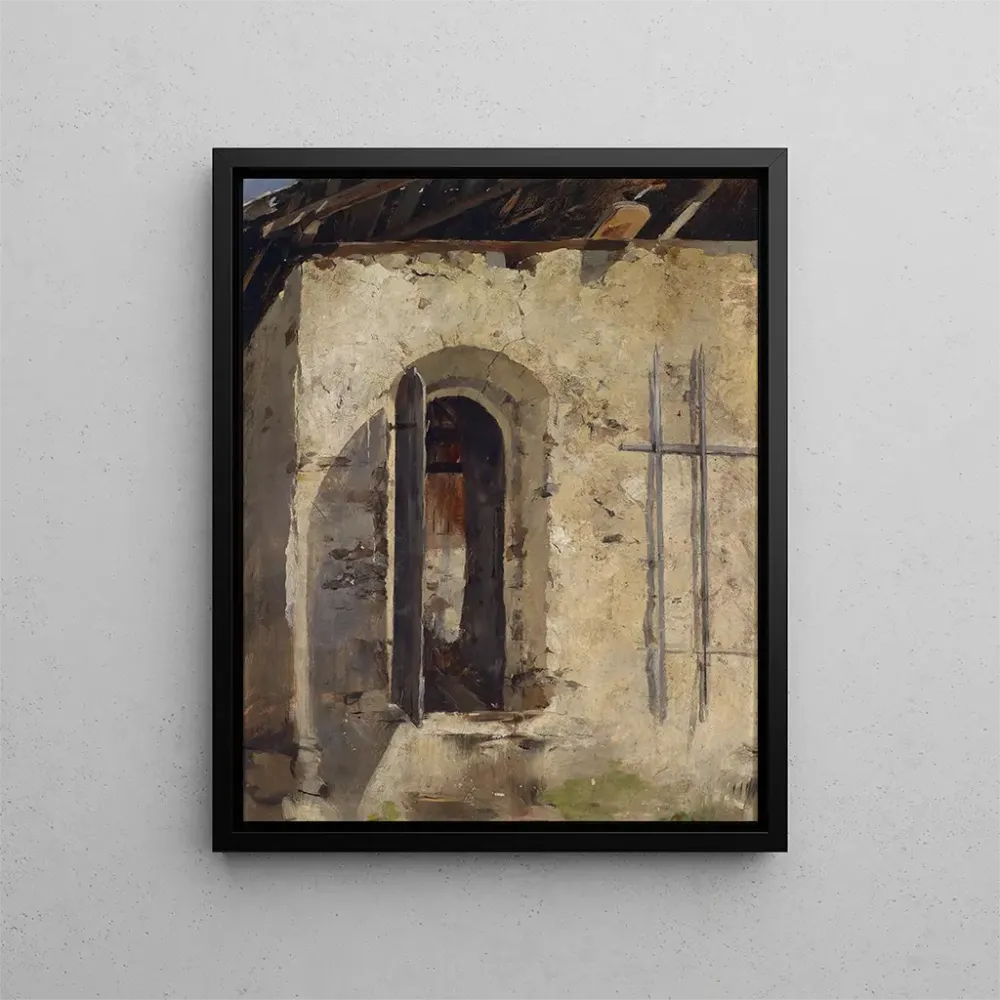 Maalaus La porte - Albin Egger-Lienz | Taidetuloste
