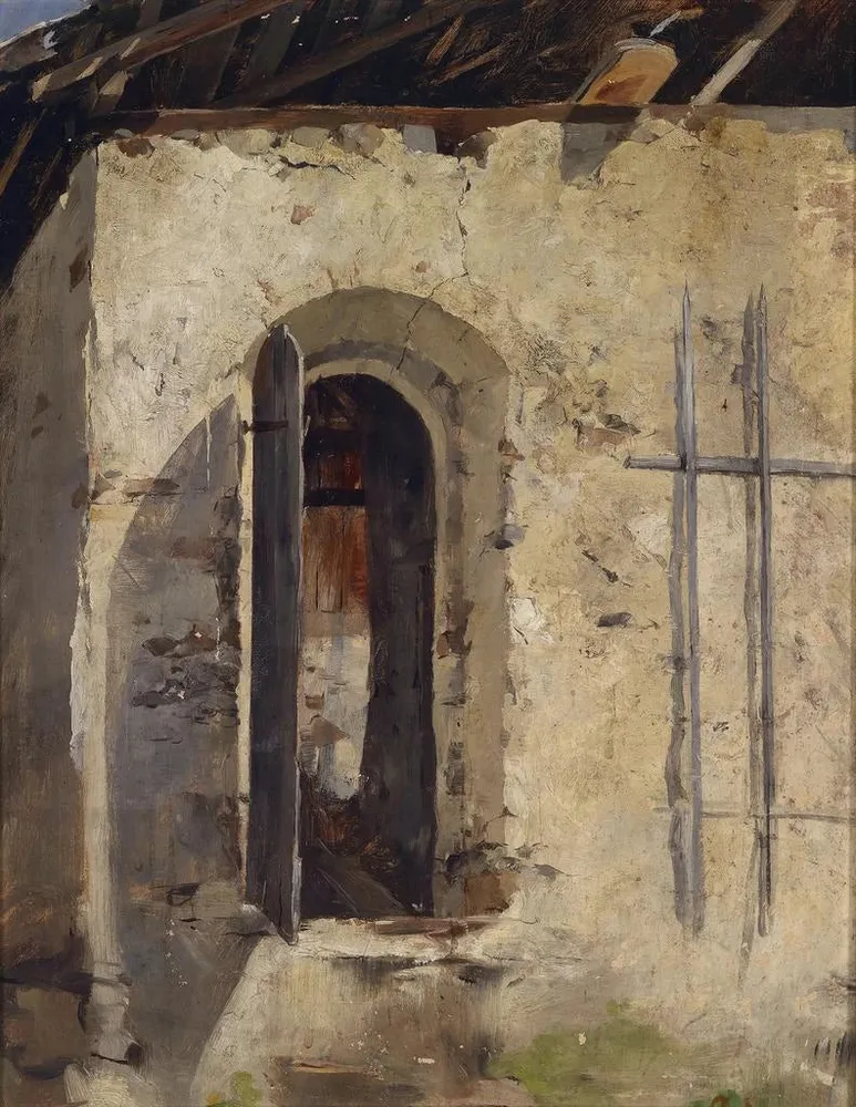 Maalaus La porte - Albin Egger-Lienz | Taidetuloste