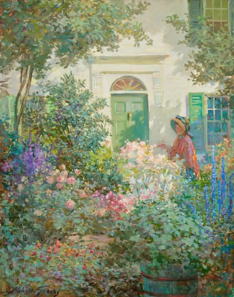 Maalaus Porte de la Nouvelle-Angleterre - Abbott Fuller Graves | Taidetuloste