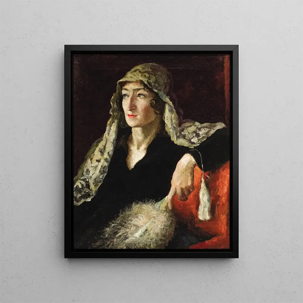 Maalaus Portrait d'E. T. Barkova - Alexander Aleksandrovich Osmerkin | Taidetuloste