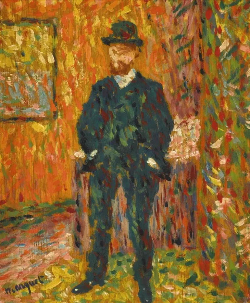 Maalaus Portrait d'André Rouveyre - Albert Marquet | Taidetuloste