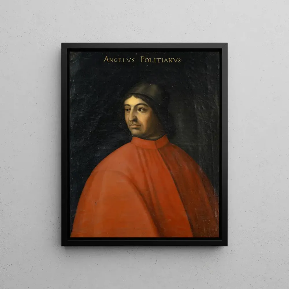 Maalaus Portrait d'Angelo Poliziano - Anonyymi | Taidetuloste