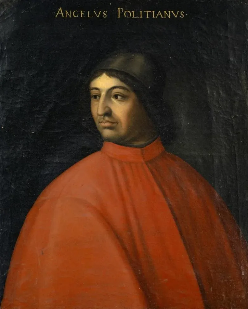 Maalaus Portrait d'Angelo Poliziano - Anonyymi | Taidetuloste