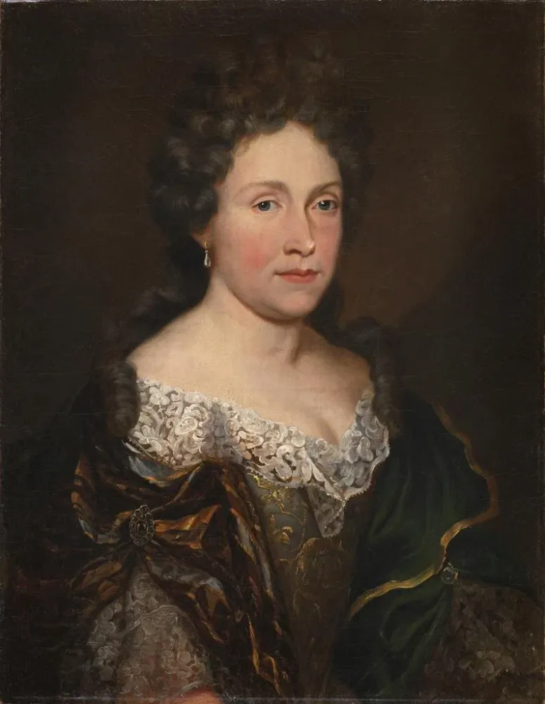 Maalaus Portrait d'AnnaMaria de Neuf - Anonyymi | Taidetuloste