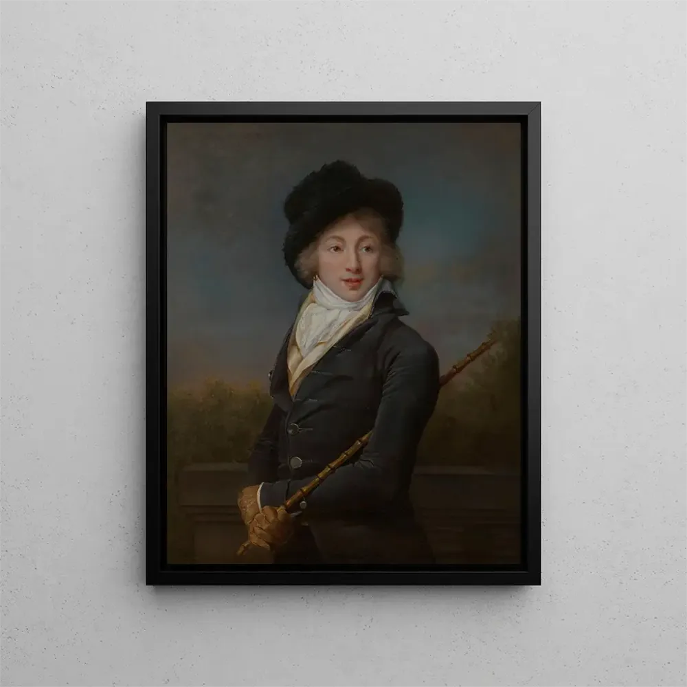 Maalaus Portrait d'Auguste Vestris 1760-1842 tanssija ranskalainen - Adèle Romany | Taidetuloste