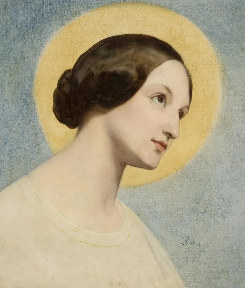 Maalaus Portrait d'Eliza Krasińska - Ary Scheffer | Taidetuloste