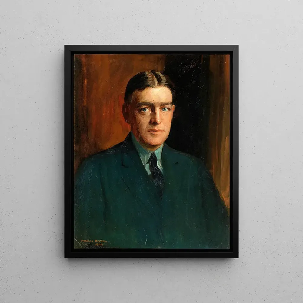 Maalaus Portrait d'Ernest Shackleton (1874 - 1922), explorateur polaire - Charles Buchel | Taidetuloste