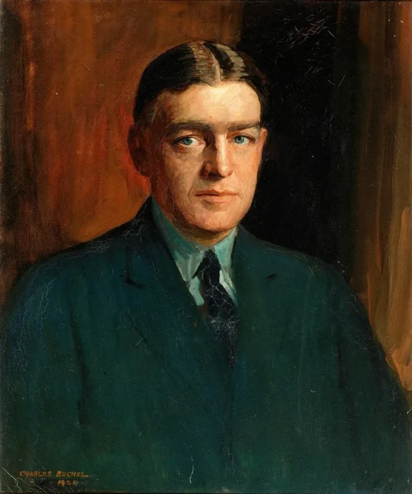 Maalaus Portrait d'Ernest Shackleton (1874 - 1922), explorateur polaire - Charles Buchel | Taidetuloste