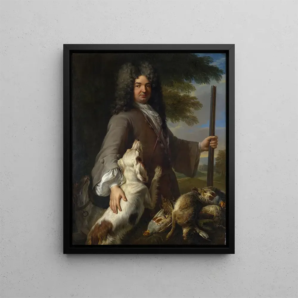Maalaus Portrait d'un chasseur - Alexandre François Desportes | Taidetuloste