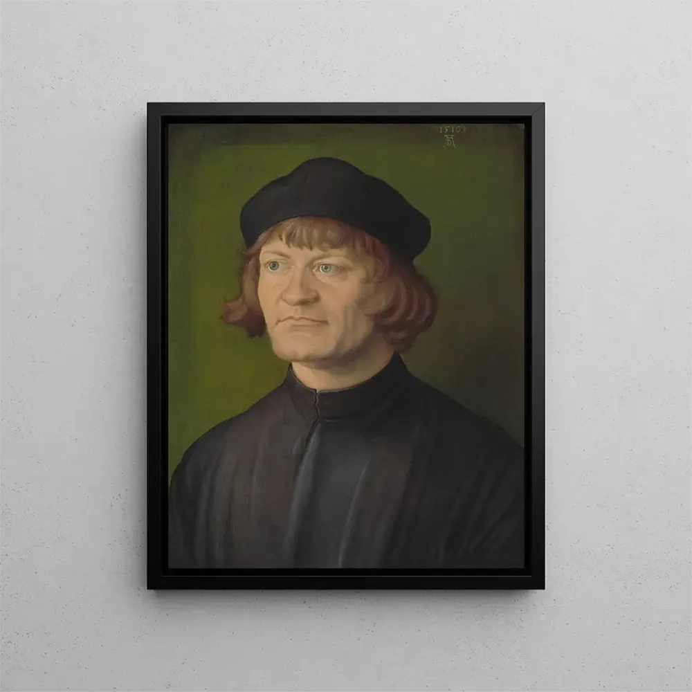 Maalaus Portrait d'un ecclésiastique Johann Dorsch - Albrecht Dürer | Taidetuloste