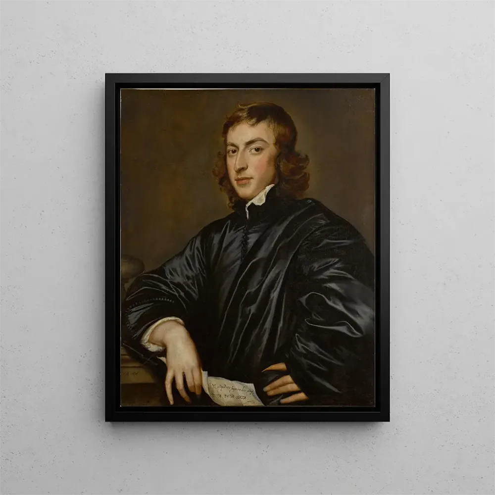 Maalaus Portrait d'un gentleman - Adriaen Hanneman | Taidetuloste