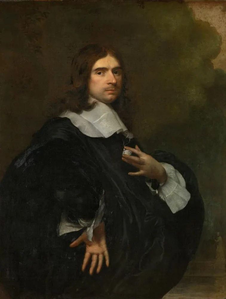Maalaus Portrait d'un homme - Adriaen Hanneman | Taidetuloste