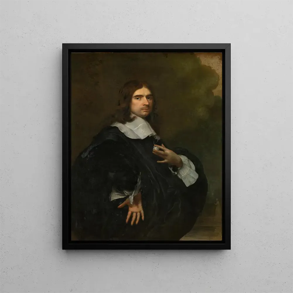 Maalaus Portrait d'un homme - Adriaen Hanneman | Taidetuloste