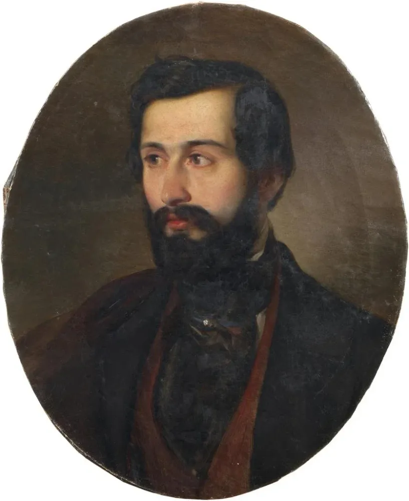 Maalaus Portrait d'un homme - Alajos Györgyi Giergl | Taidetuloste